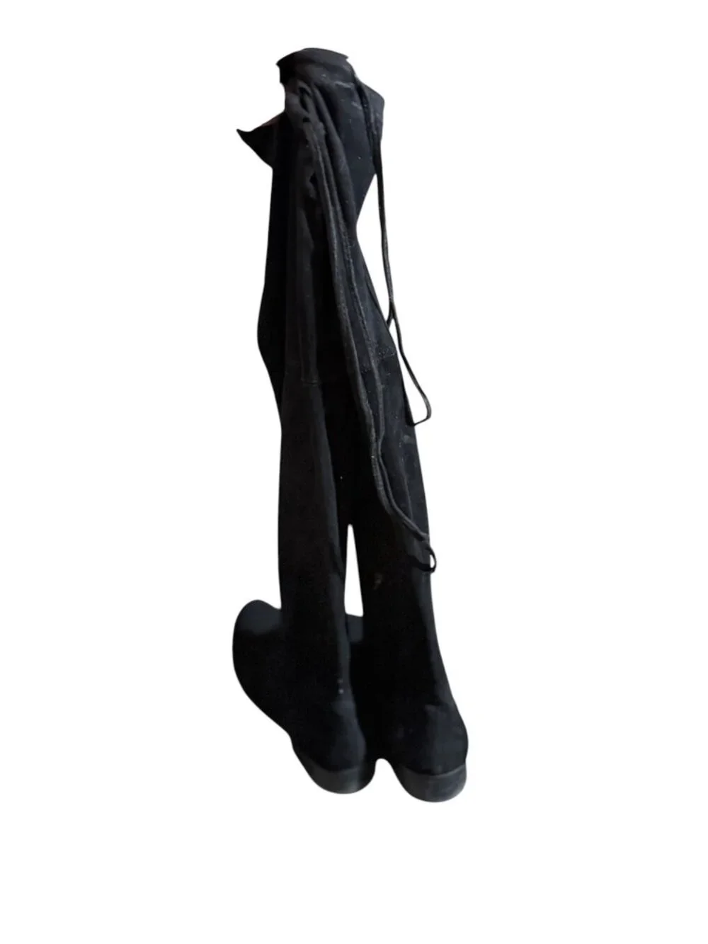 Black Suede Over‑the‑Knee Boots – Women’s Size 10